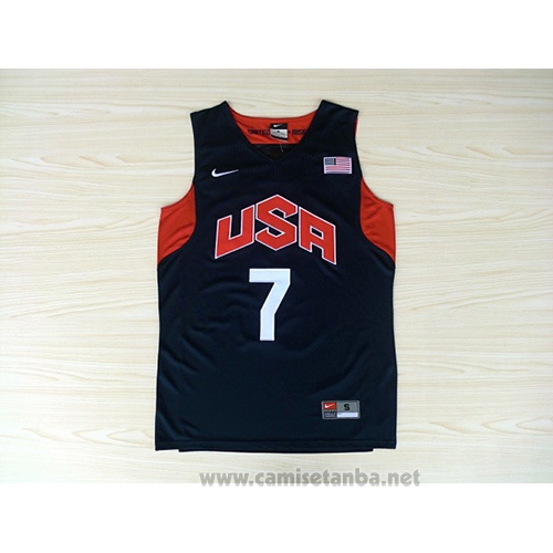 Camiseta USA 2012 Russell Westbrook #7 Negro